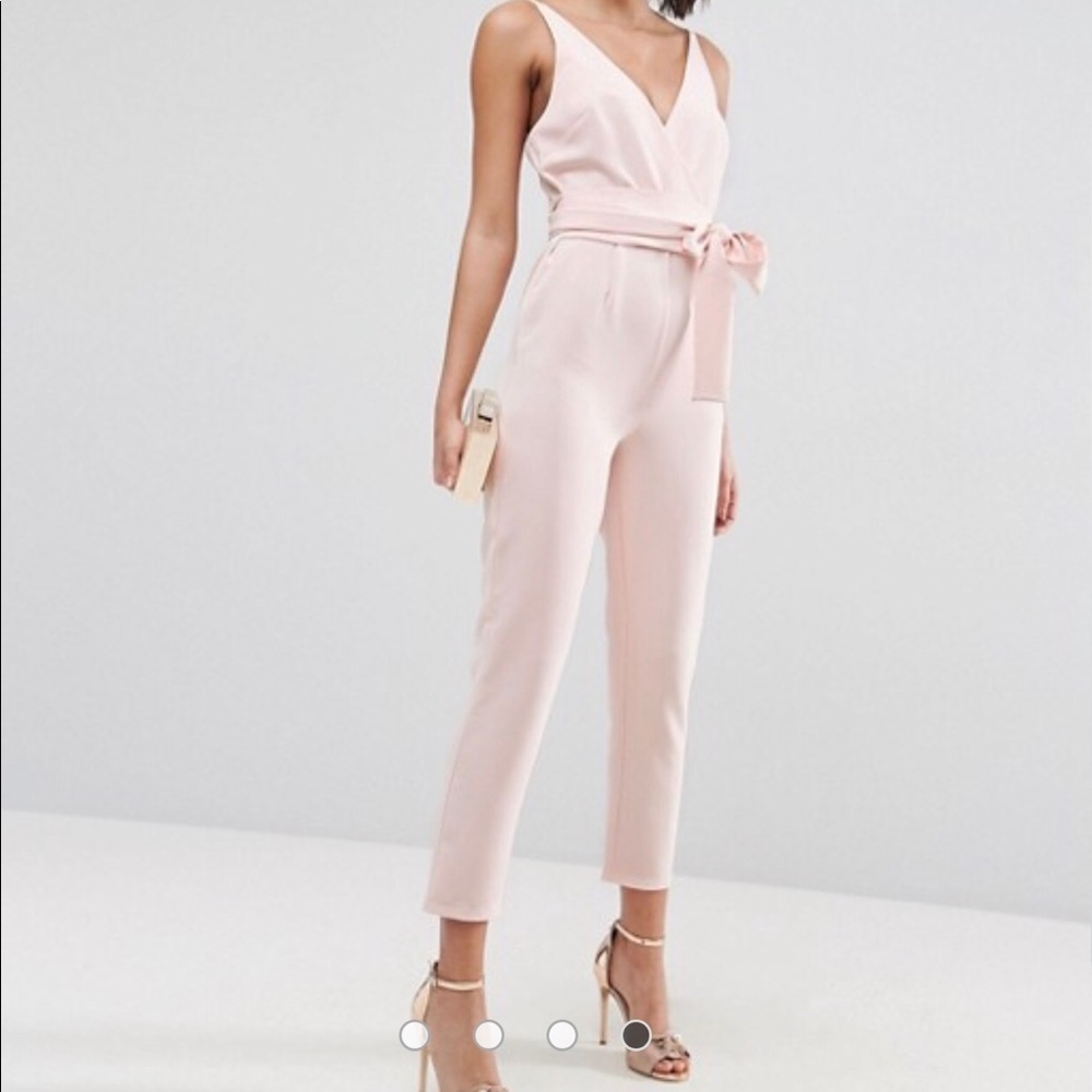 ASOS light blush jumpsuit